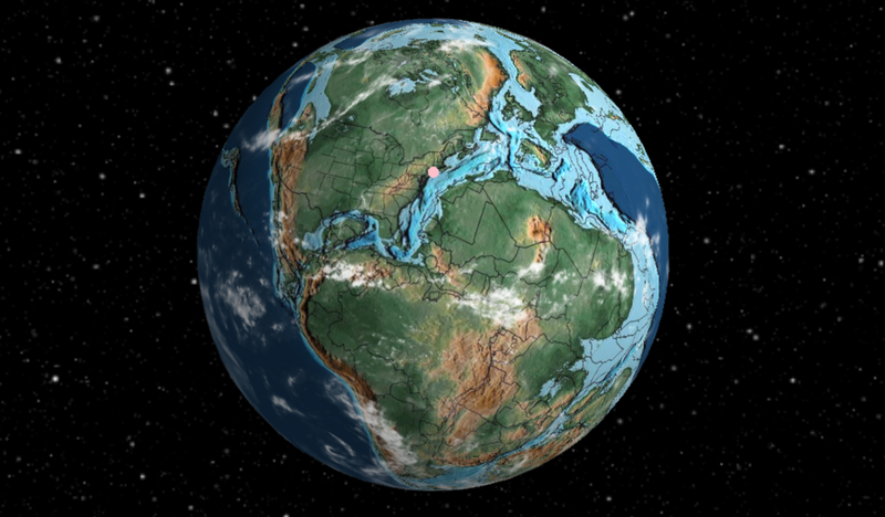 New York City, as seen 170 million years ago.